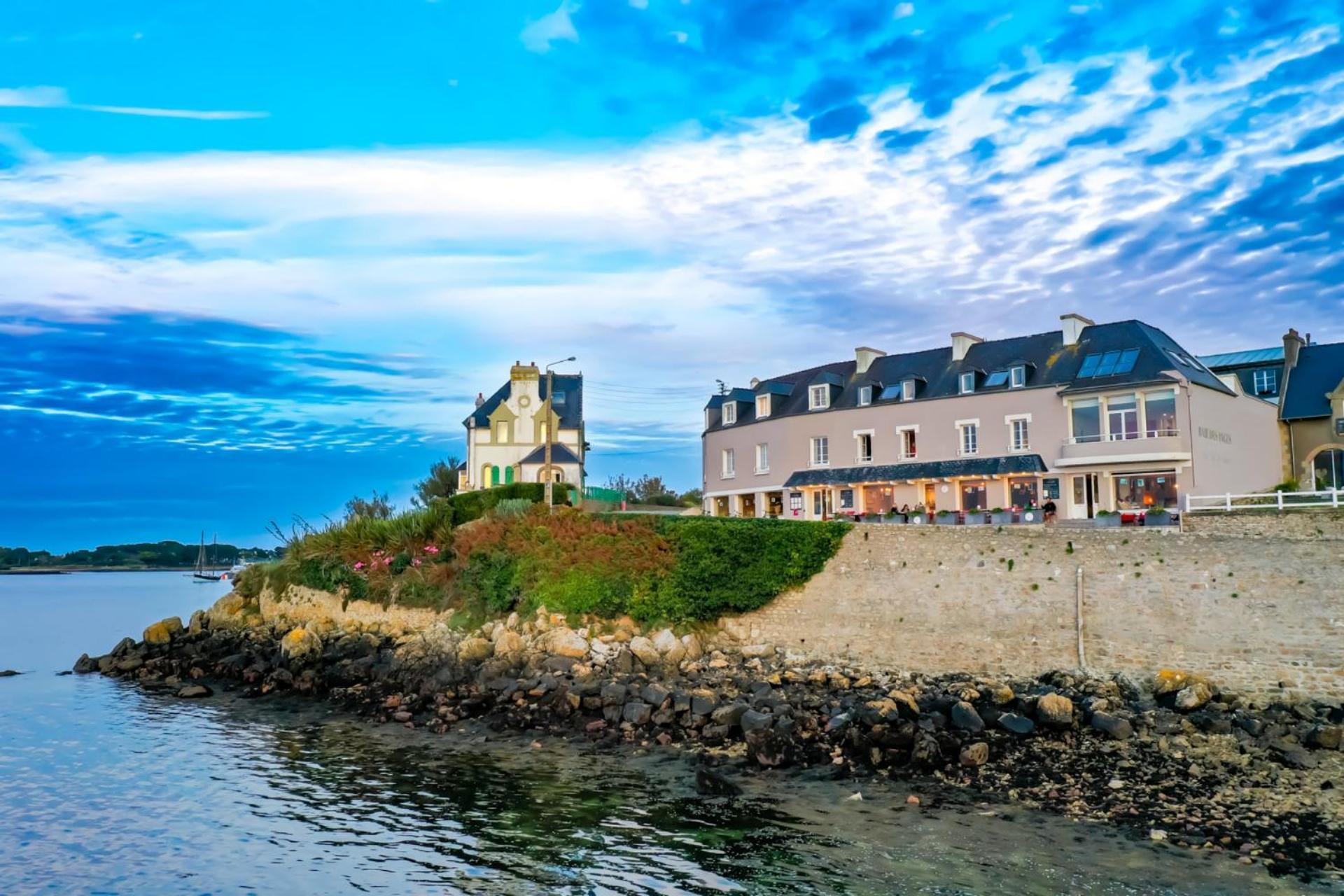 Hotel La Baie Des Anges Spa Marin Landeda Bagian luar foto