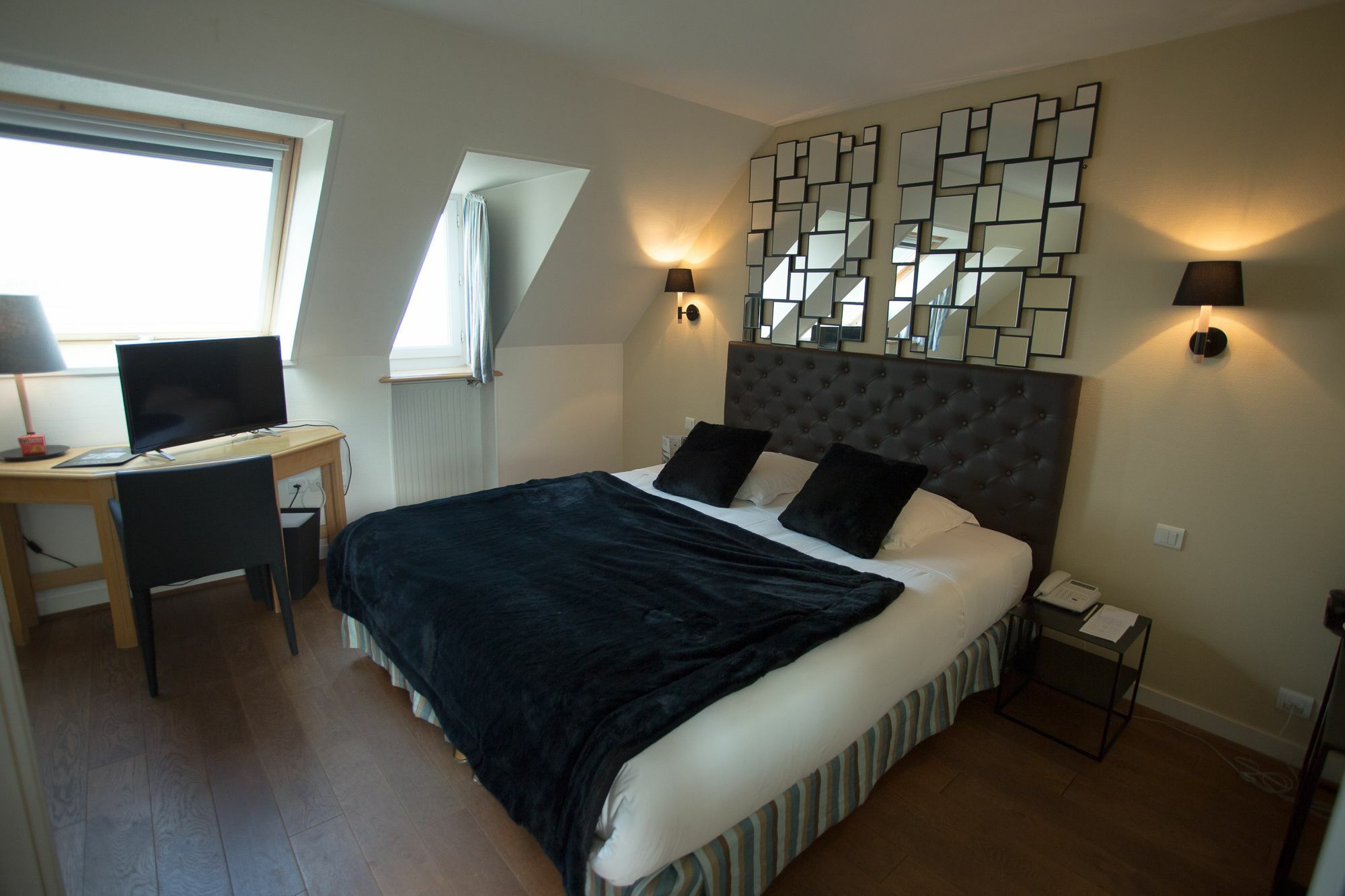 Hotel La Baie Des Anges Spa Marin Landeda Bagian luar foto