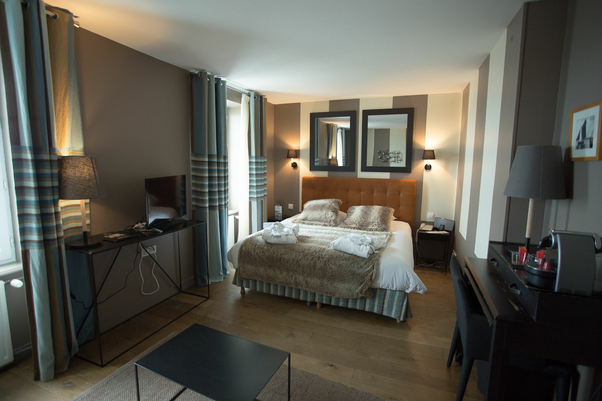 Hotel La Baie Des Anges Spa Marin Landeda Bagian luar foto